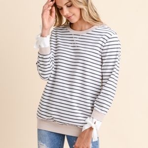 Side Tie Sweater